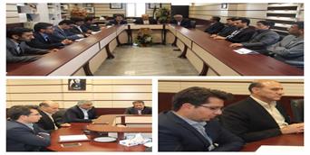 جلسه ی بررسی موانع و مشکلات پروژه ی فاضلاب شهری نی ریز برگزار شد