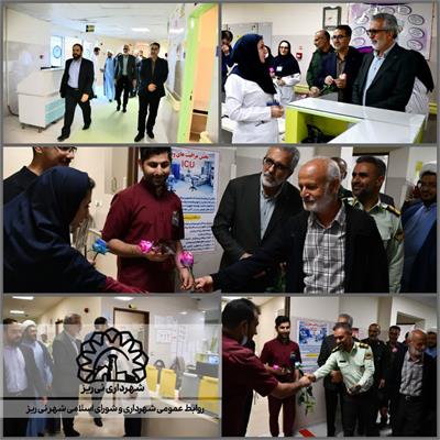 دیدار با پرستاران بیمارستان شهدای سلامت به مناسبت روز پرستار و ولادت حضرت زینب (س)